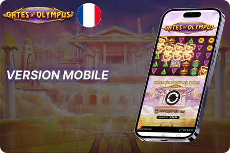 Version mobile du slot Gates of Olympus