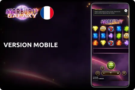 Version mobile de la machine à sous Starburst slot