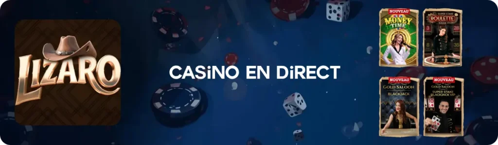 Casino en direct Lizaro Casino