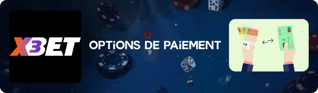 Options de paiement X3bet Casino
